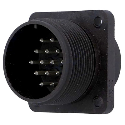 Amphenol Industrial, MS3102A 37 Way Box Mount MIL Spec Circular Connector Receptacle, Pin Contacts,Shell Size 28, Screw