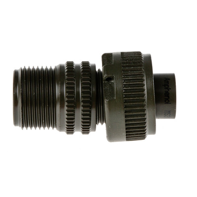 Amphenol Industrial, MS3106A 3 Way Cable Mount MIL Spec Circular Connector, Pin Contacts,Shell Size 10SL, Screw