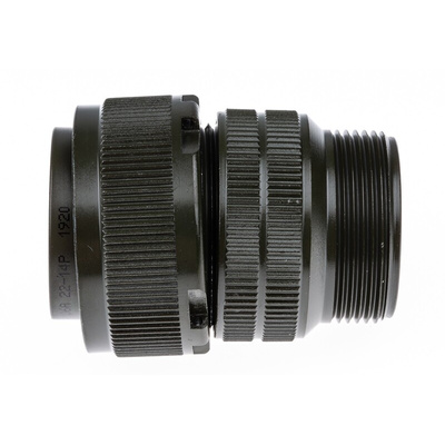 Amphenol Industrial, MS3106A 19 Way Cable Mount MIL Spec Circular Connector, Pin Contacts,Shell Size 22, Screw
