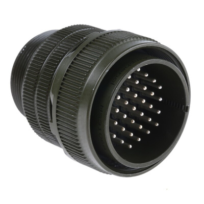 Amphenol Industrial, MS3106A 37 Way Cable Mount MIL Spec Circular Connector, Pin Contacts,Shell Size 28, Screw