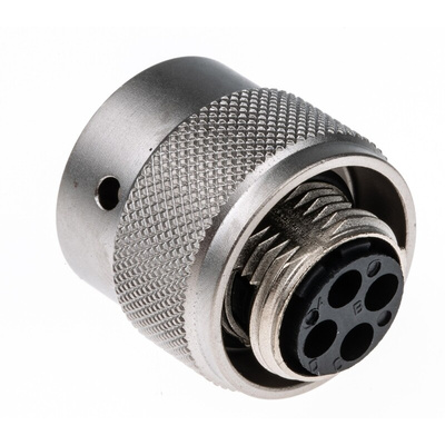Souriau, UTO 4 Way Cable Mount MIL Spec Circular Connector Plug, Socket Contacts
