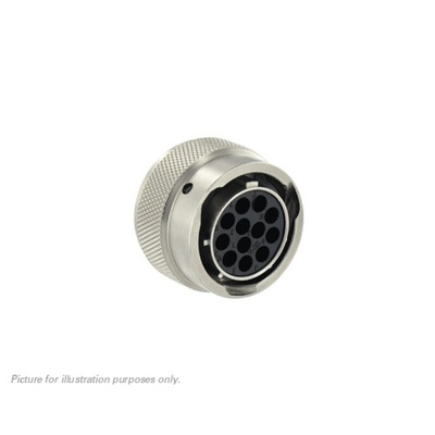 Souriau, UTO 12 Way Cable Mount MIL Spec Circular Connector Plug, Socket Contacts,Shell Size 14