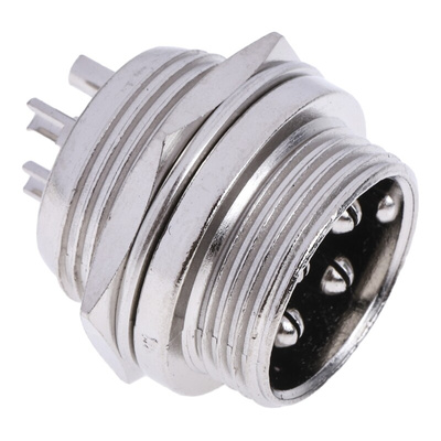 RS PRO Circular Connector, 4 Contacts, Panel Mount, Miniature Connector, Socket, Male