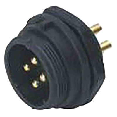 RS PRO Circular Connector, 3 Contacts, Panel Mount, Plug, Male, IP68