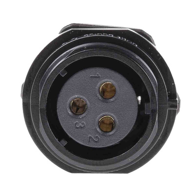 RS PRO Circular Connector, 3 Contacts, Panel Mount, Socket, Female, IP68