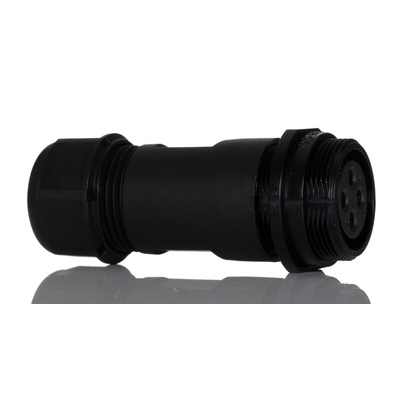 RS PRO Circular Connector, 4 Contacts, Cable Mount, Plug and Socket, Male and Female Contacts, IP68