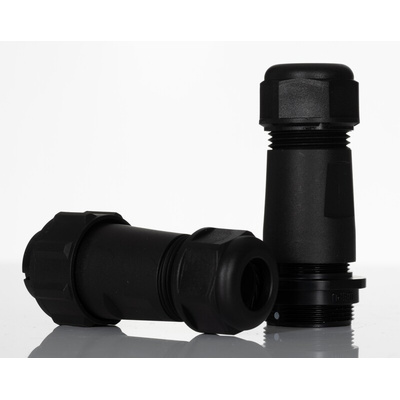 RS PRO Circular Connector, 4 Contacts, Cable Mount, Plug and Socket, Male and Female Contacts, IP68