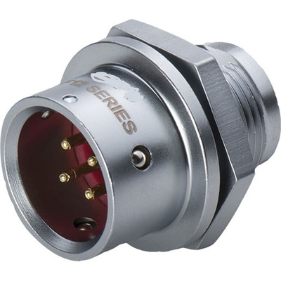 RS PRO Circular Connector, 4 Contacts, Panel Mount, M12 Connector, Plug, Male, IP67
