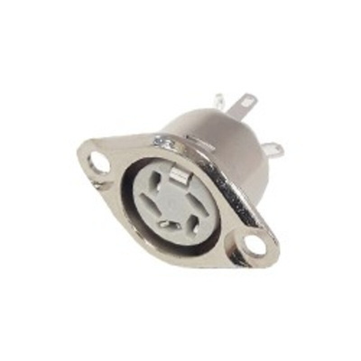 Deltron 5 Pole Din Socket, DIN 41524, DIN 45322, DIN 45326, DIN 45327, DIN 45329, 2A, 34 V ac/dc, Female, Panel Mount