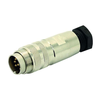 Amphenol Industrial, C091 6 Pole M16 Din, DIN EN 61076-2-106, 7A, 300 V IP67, Screw Coupling, Male, Cable Mount