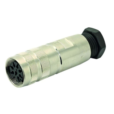 Amphenol Industrial, C091 6 Pole M16 Din, DIN EN 61076-2-106, 7A, 300 V IP67, Screw Coupling, Female, Cable Mount