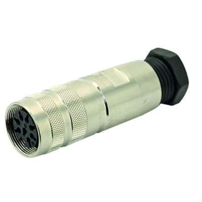 Amphenol Industrial, C091 7 Pole M16 Din, DIN EN 61076-2-106, 7A, 100 V IP67, Screw Coupling, Female, Cable Mount