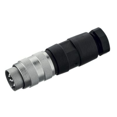 Amphenol Industrial, T 3361 5 Pole M16 Din, DIN EN 61076-2-106, 5A, 300 V IP40, Screw Coupling, Male, Cable Mount