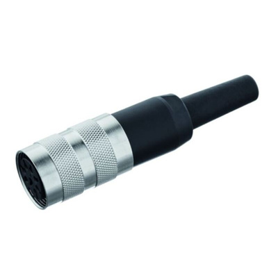 Amphenol Industrial, T34 6 Pole M16 Din, DIN EN 61076-2-106, 5A, 300 V IP40, Screw Coupling, Female, Cable Mount