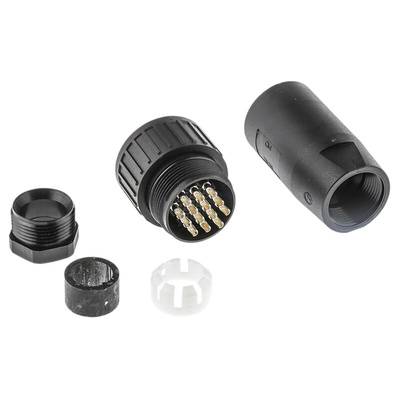 Hirschmann, CM 14 Way Cable Mount MIL Spec Circular Connector Receptacle, Socket Contacts,Shell Size 20, Screw