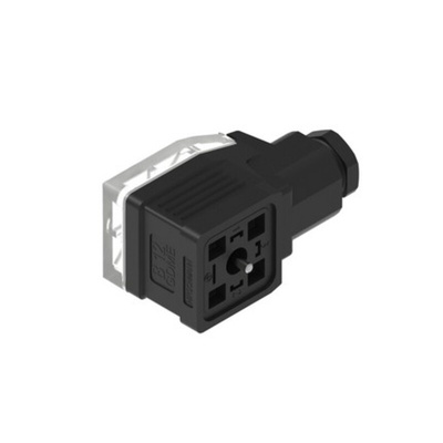 Hirschmann, GDME 4 Pole Angled Din, DIN EN 175301-803-A, 16A, 230 V ac/dc IP65, Female, Screw