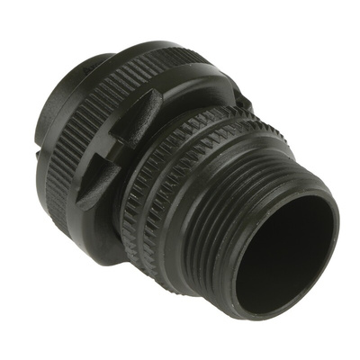 Amphenol, MS3106A 7 Way Cable Mount MIL Spec Circular Connector, Pin Contacts,Shell Size 16S, Screw Coupling,