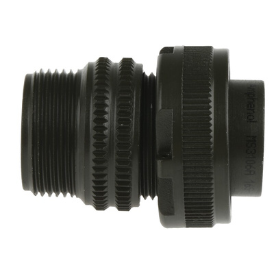 Amphenol, MS3106A 7 Way Cable Mount MIL Spec Circular Connector, Pin Contacts,Shell Size 16S, Screw Coupling,