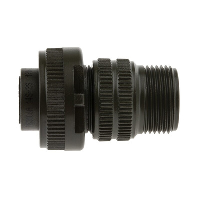 Amphenol, MS3106A 4 Way Cable Mount MIL Spec Circular Connector, Socket Contacts,Shell Size 14S, Screw Coupling,