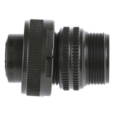Amphenol, MS3106A 7 Way Cable Mount MIL Spec Circular Connector, Socket Contacts,Shell Size 16S, Screw Coupling,