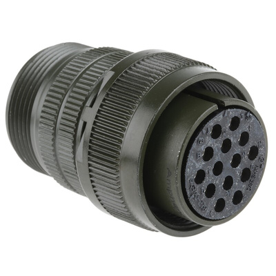 Amphenol, MS3106A 14 Way Cable Mount MIL Spec Circular Connector, Socket Contacts,Shell Size 20, Screw Coupling,