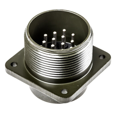 Amphenol Industrial, MS3102A 14 Way Box Mount MIL Spec Circular Connector Receptacle, Pin Contacts,Shell Size 20, Screw