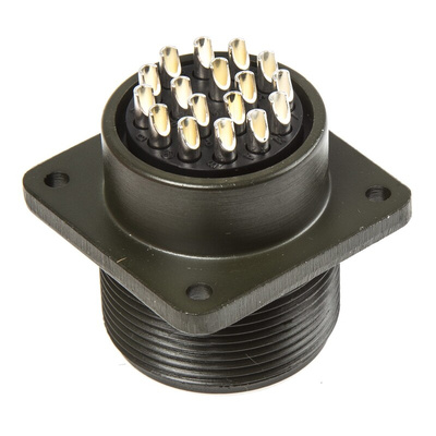 Amphenol Industrial, MS3102A 17 Way Box Mount MIL Spec Circular Connector Receptacle, Socket Contacts,Shell Size 20,