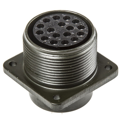 Amphenol Industrial, MS3102A 17 Way Box Mount MIL Spec Circular Connector Receptacle, Socket Contacts,Shell Size 20,
