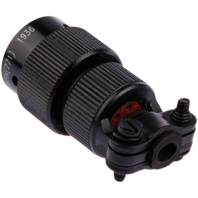 Amphenol MIL Spec Circular Connector, 6 Contacts, Cable Mount, Plug, Male, 62LC Series