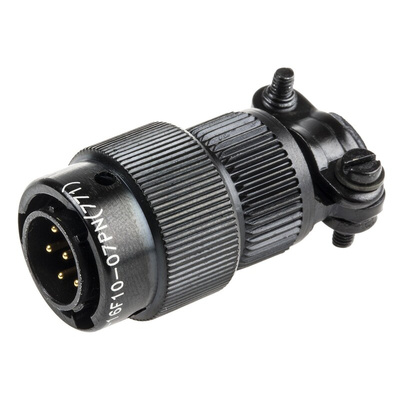 Amphenol MIL Spec Circular Connector, 7 Contacts, Cable Mount, Plug, Male, 62LC Series