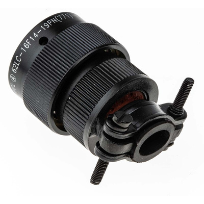 Amphenol Limited MIL Spec Circular Connector, 19 Contacts, Cable Mount, Plug, Male, 62LC Series