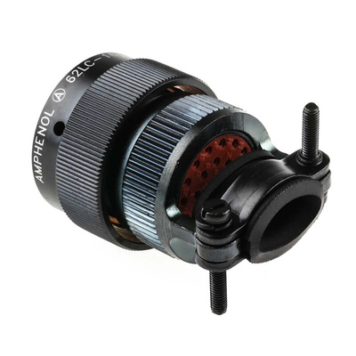 Amphenol MIL Spec Circular Connector, 26 Contacts, Cable Mount, Plug, Male, 62LC Series