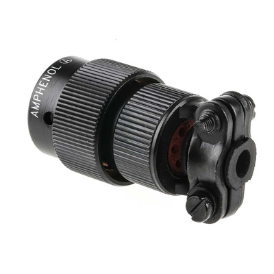 Amphenol MIL Spec Circular Connector, 6 Contacts, Cable Mount, Plug, Female, 62LC Series