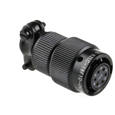 Amphenol MIL Spec Circular Connector, 6 Contacts, Cable Mount, Plug, Female, 62LC Series