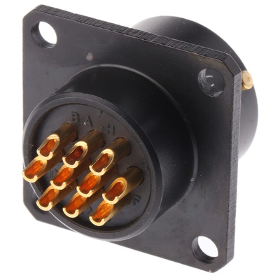 Amphenol Limited MIL Spec Circular Connector, 10 Contacts, Panel Mount, Socket, Male, 62LC Series