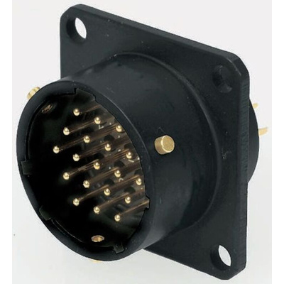 Amphenol MIL Spec Circular Connector, 26 Contacts, Panel Mount, Socket, Male, 62LC Series