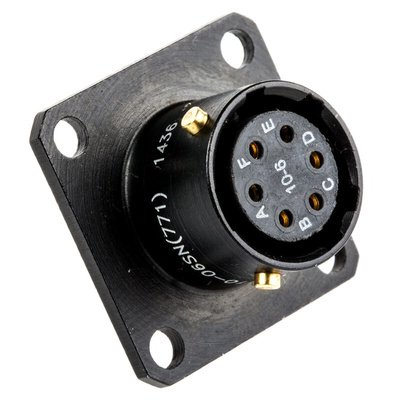 Amphenol Limited MIL Spec Circular Connector, 6 Contacts, Panel Mount, Socket, Female, 62LC Series