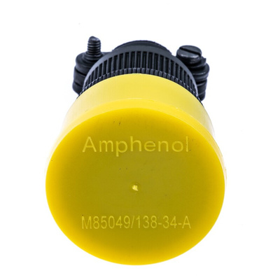 Amphenol, 62GB 8 Way Cable Mount MIL Spec Circular Connector Plug, Pin Contacts,Shell Size 12, Bayonet Coupling,