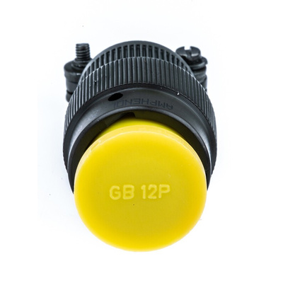 Amphenol, 62GB 10 Way Cable Mount MIL Spec Circular Connector Plug, Socket Contacts,Shell Size 12, Bayonet Coupling,