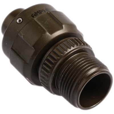 Amphenol, 97B 3 Way Cable Mount MIL Spec Circular Connector Plug, Pin Contacts,Shell Size 10SL, Bayonet Coupling,