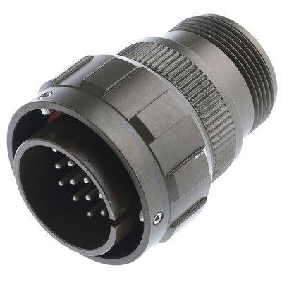 Amphenol Limited, 97B 19 Way Cable Mount MIL Spec Circular Connector Plug, Pin Contacts,Shell Size 22, Bayonet