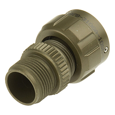 Amphenol, 97B 3 Way Cable Mount MIL Spec Circular Connector Plug, Socket Contacts,Shell Size 10SL, Bayonet Coupling,
