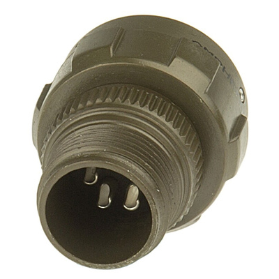 Amphenol, 97B 6 Way Cable Mount MIL Spec Circular Connector Plug, Socket Contacts,Shell Size 14S, Bayonet Coupling,