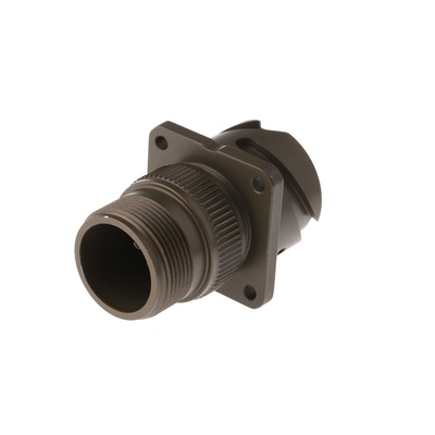 Amphenol Limited, 97B 10 Way Wall Mount MIL Spec Circular Connector Receptacle, Pin Contacts,Shell Size 18, Bayonet
