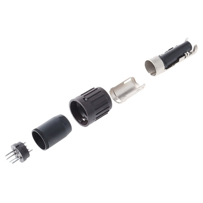 Amphenol, C 091 B 5 Pole M16 Din Plug, 5A, 100 V ac, Male, Cable Mount