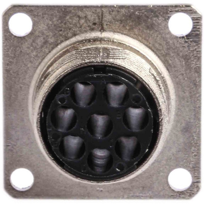 Souriau, UTO 8 Way Wall Mount MIL Spec Circular Connector Receptacle, Socket Contacts,Shell Size 12, Bayonet Coupling