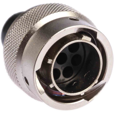 Souriau, UTO 8 Way Cable Mount MIL Spec Circular Connector Plug, Pin Contacts,Shell Size 12, Bayonet Coupling,