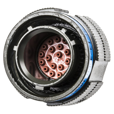 Amphenol, TV 22 Way Cable Mount MIL Spec Circular Connector Plug, Pin Contacts,Shell Size 13, Screw Coupling,