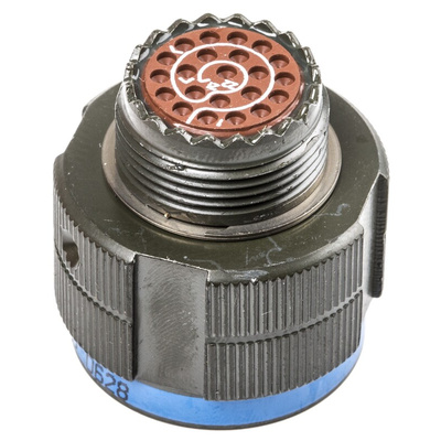 Amphenol, TV 22 Way Cable Mount MIL Spec Circular Connector Plug, Pin Contacts,Shell Size 13, Screw Coupling,