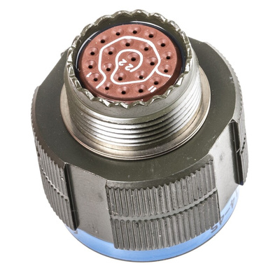 Amphenol, TV 22 Way Cable Mount MIL Spec Circular Connector Plug, Socket Contacts,Shell Size 13, Screw Coupling,